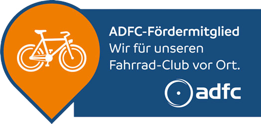 ADFC-Fördernmitglied Logo